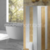Kommode mit Art-Déco-Goldleisten - Image 3