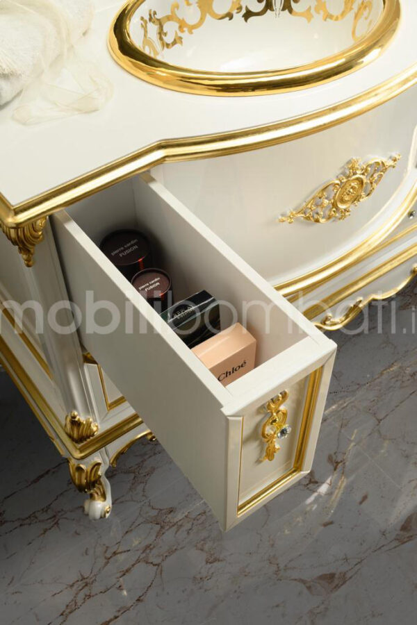 Waschtisch im Barockstil aus Massivholz - Image 3
