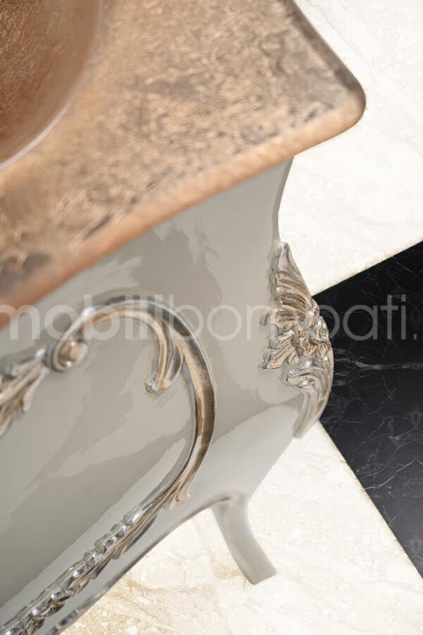 Waschtisch im Barockstil mit Rotgoldverzierung - Image 4