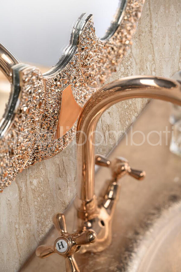 Waschtisch im Barockstil mit Rotgoldverzierung - Image 5