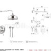 Einhebelmischer-Einbauduschset mit Umsteller, Brausekopf aus Messing, Doppel-Einbau-Kit, im klassischen Stil – Made in Italy - Image 2