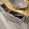 Waschtisch im Barockstil mit Goldverzierung - Image 3