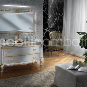 Gewölbtes Badezimmer im Barockstil