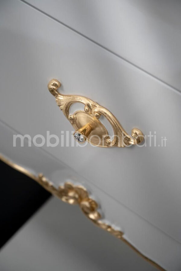 Weißer Waschtisch im Barockstil - Image 2