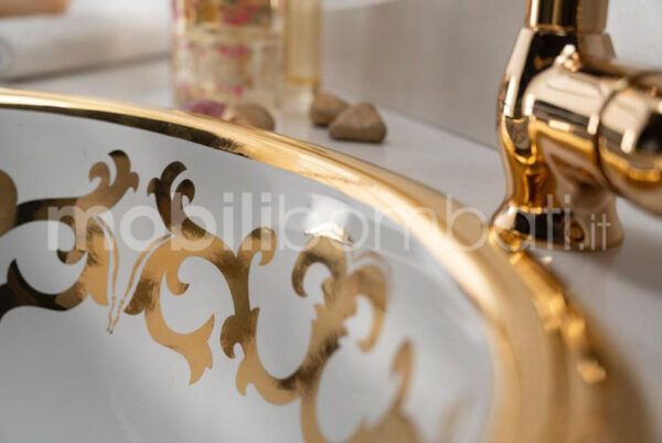 Weißer Waschtisch im Barockstil - Image 4