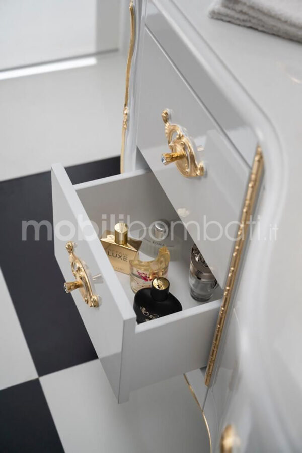 Weißer Waschtisch im Barockstil - Image 6